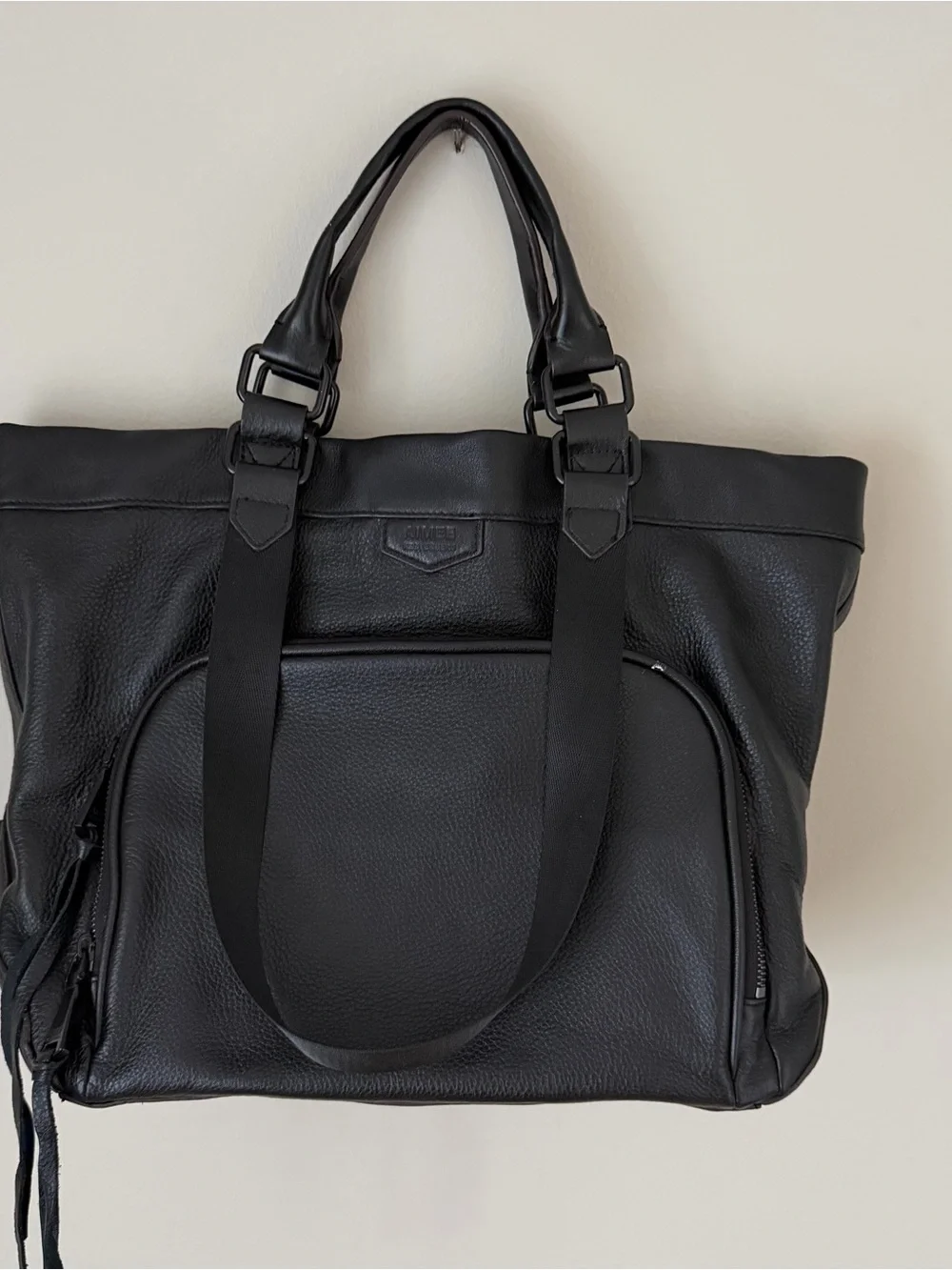 Aimee Kestenberg Black Leather Tote for Women